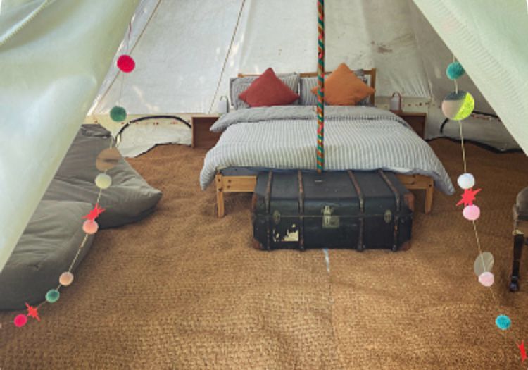 Interior of the Bell Tent