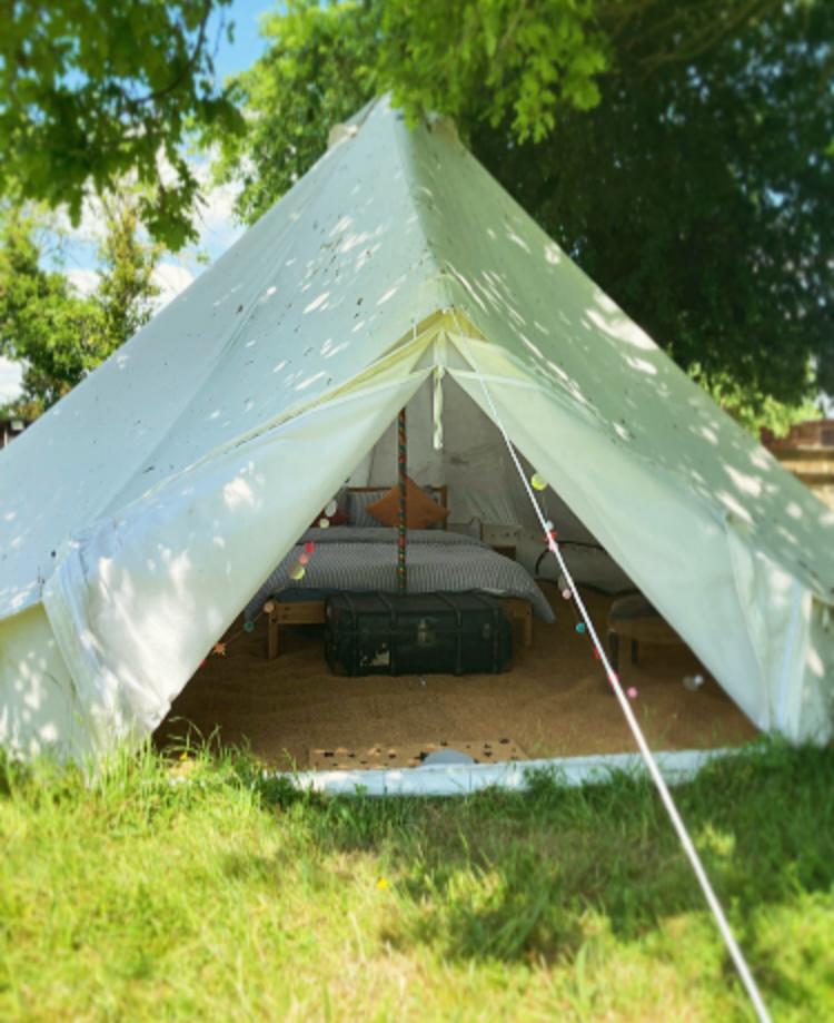 Exterior of the Bell Tent