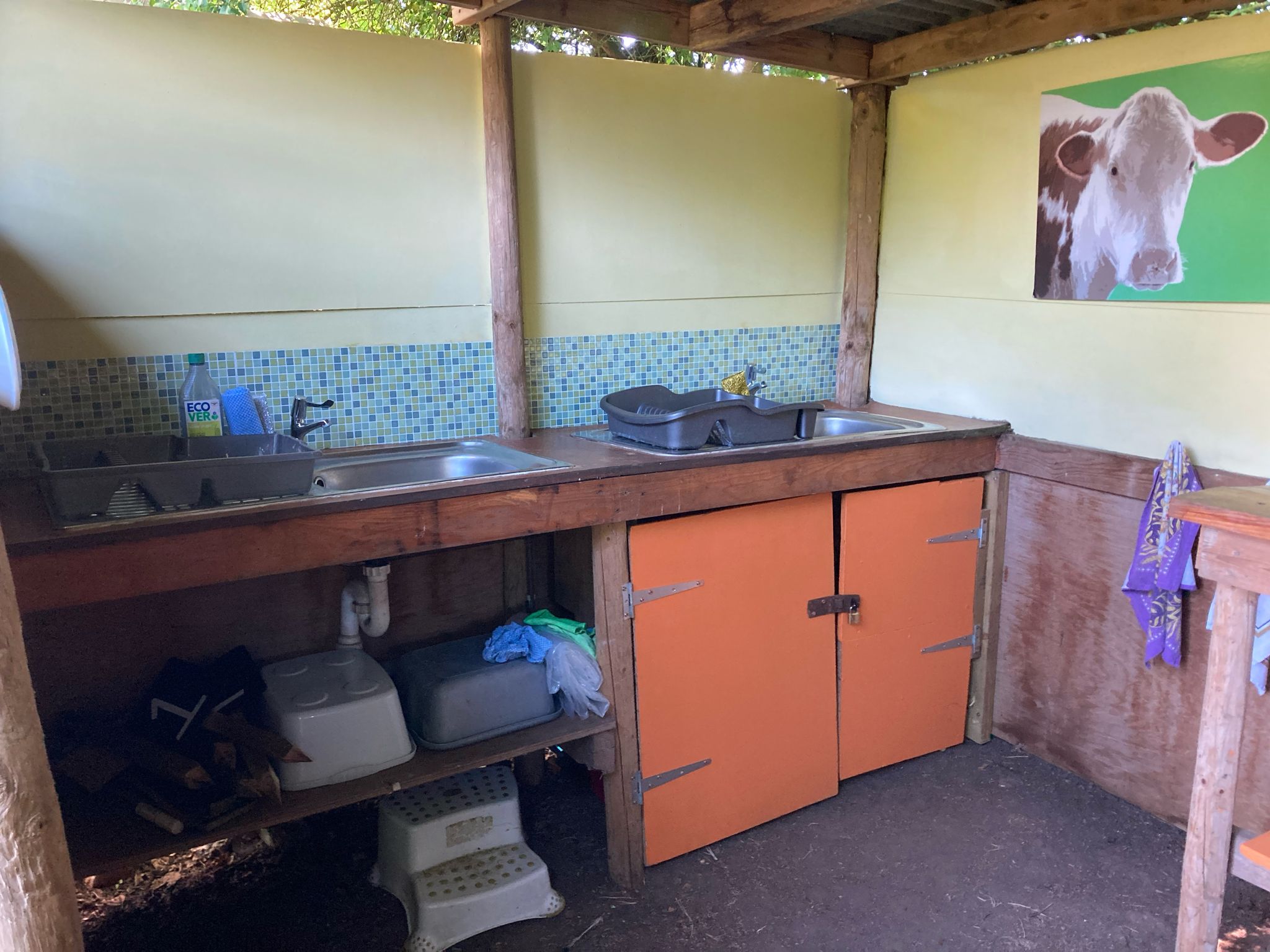 Campsite Kitchen Sink Area